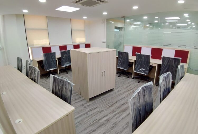 desk of coworking space in indiranagar